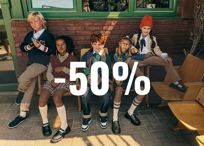 акция -50% на вторую пару детской обуви